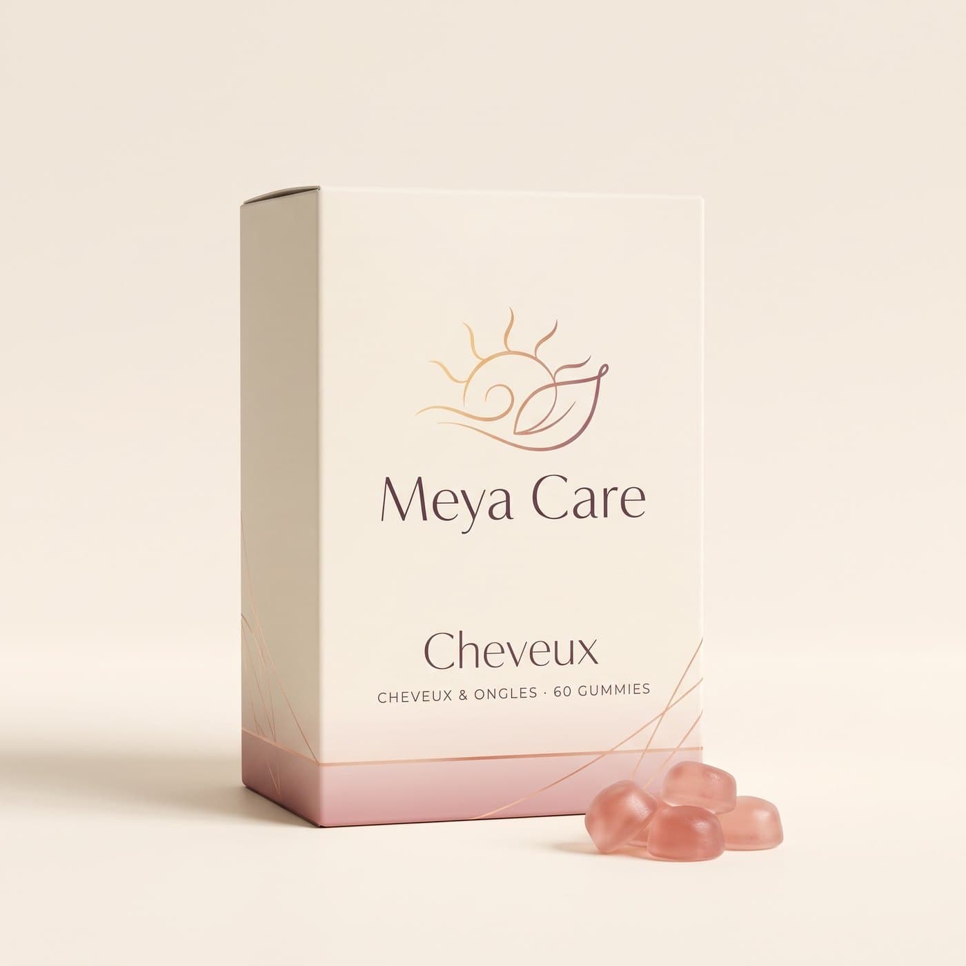 Meya Care Cheveux, boîte de 60 gummies